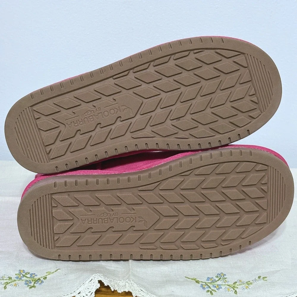 Koolaburra by‎ UGG Victoria Short Pink Suede Boots Kids Size 4  NO BOX